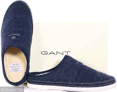 Gant tummansiniset karvavuori tossut kumipohjalla