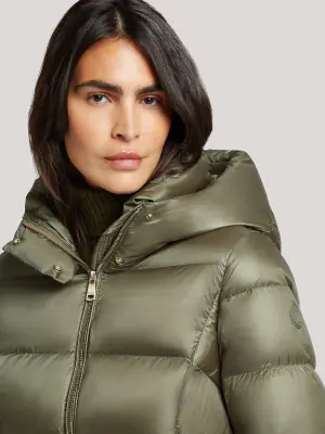 Reset salvianvihreä pitkä untuvatakki