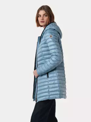 Reset heleä vaaleansininen kevyt untuvatakki