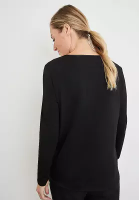 Gerry Weber lilakuvioinen glitterisomisteinen pitkähihainen pusero