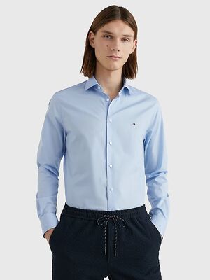Tommy Hilfiger vaaleansininen slim fit kauluspaita