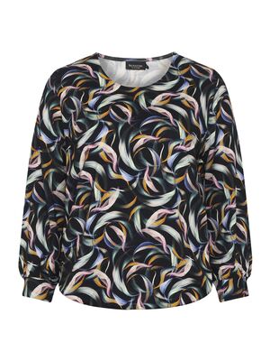 Signature värikäs kuviollinen trikoopusero