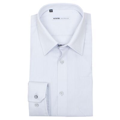 Petrifun vaaleanharmaa casual fit kauluspaita