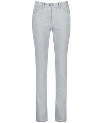 Gerry Weber vaaleanharmaat slim fit farkut