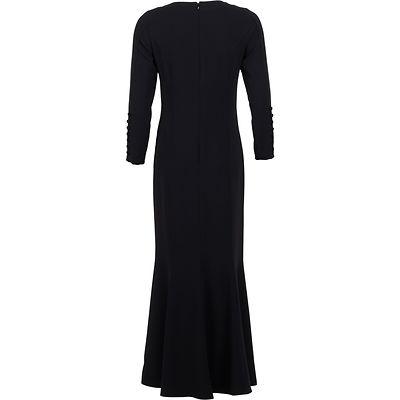 Elinette pitkä musta mekko