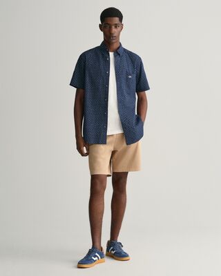 Gant tummansininen pikkukuviollien lyhythihainen kauluspaita