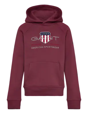 Gant viininpunainen collegehuppari