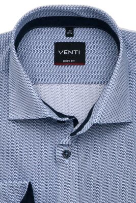 Venti siniharmaa body fit kauluspaita