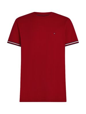 Tommy Hilfiger tummanpunainen T-paita