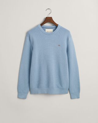 Gant vaaleansininen puuvilla neule