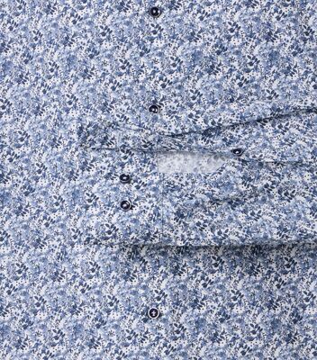 Venti modern fit sinivalkoinen kukkakuvioinen paita