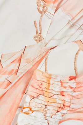 Gant oranssi kuvioinen kesämekko