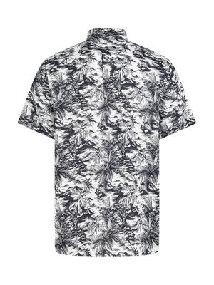 Tommy Hilfiger kuviollinen regular fit lyhythihainen pellavapaita