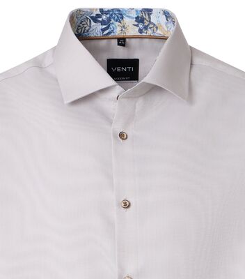 venti vaaleabeige modern fit kauluspaita