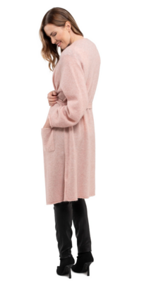 Ril's roosa mohair neuletakki