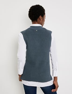 Gerry Weber vihreä neuleliivi