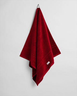 Gant punainen luomupuuvilla kylpypyyhe