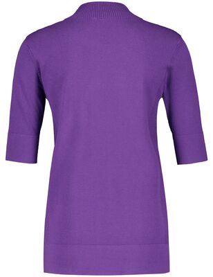 Gerry Weber lila lyhythihainen kilpikonnakaulus poolo