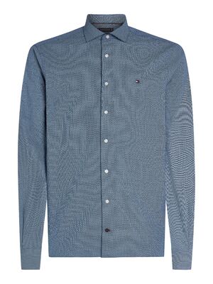 Tommy Hilfiger sinikuviollinen slim fit kauluspaita
