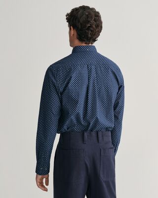 Gant tummansininen regular fit kauluspaita