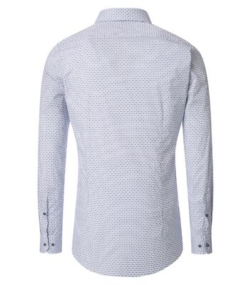 Venti body fit valkoinen pienikuvioinen kauluspaita