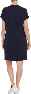 Tommy Hilfiger tummansininen lyhythihainen collegemekko