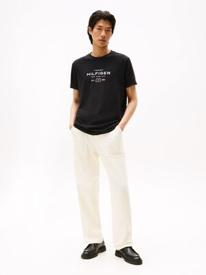 Tommy Hilfiger musta regular fit t-paita