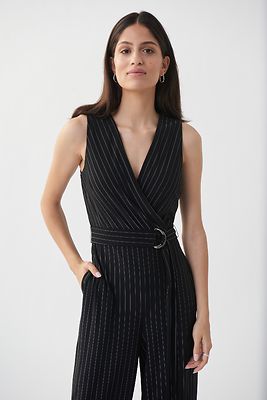 Joseph ribkoff musta raidallinen juhlahaalari