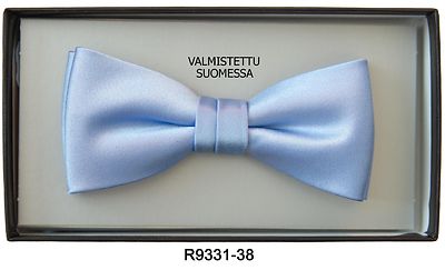 Matex vaaleansininen rusetti ja taskuliina