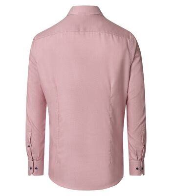 Venti modern fit roosanvärinen pitkähihainen kauluspaita