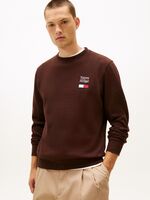 Tommy Hilfiger tummanruskea collegepusero