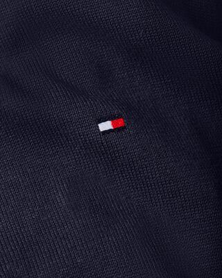 Tommy Hilfiger tummansininen puuvilla-kasmirneuletakki
