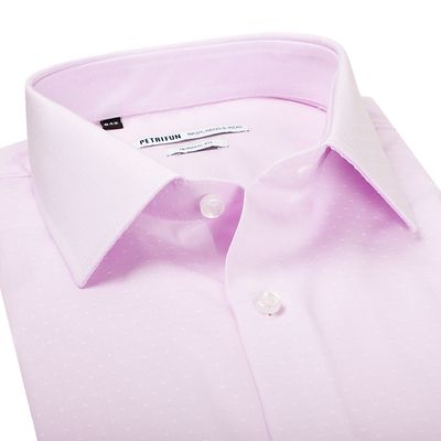 Petrifun vaaleanpunainen slim fit paita