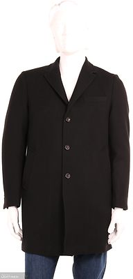 Gant musta klassinen villakangastakki vanuvuorella