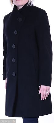 Gerry Weber musta suoralinjainen villakangastakki