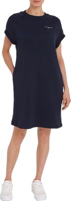 Tommy Hilfiger tummansininen lyhythihainen collegemekko