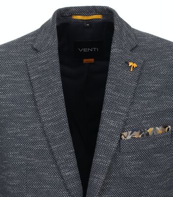 Venti sinisävyinen joustava modern fit bleiseri