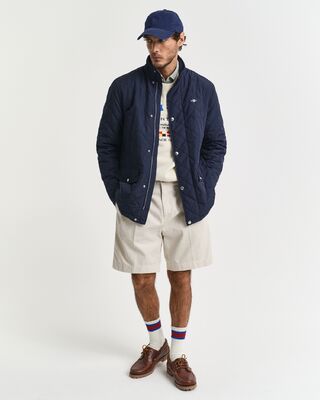 Gant tummansininen puolipitkä windcheater tikkitakki