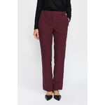 2-Biz viininpunaiset suorat housut