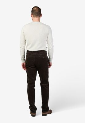 Club Comfort ruskeat valosamettihousut