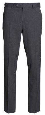 Turon vaaleanharmaat klassiset suorathousut