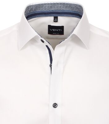 Venti body fit valkoinen kauluspaita