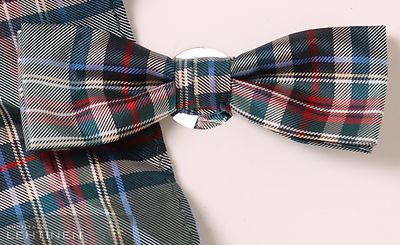 Matex ruutukuosinen rusetti sekä taskuliina