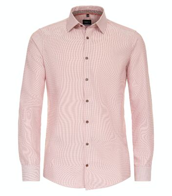 Venti oranssi kauluspaita modern fit mitoituksella