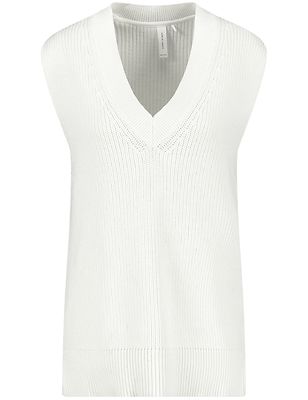 Gerry Weber luonnonvalkoinen neuleliivi