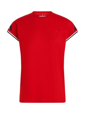 Tommy Hilfiger tummanpunainen T-paita