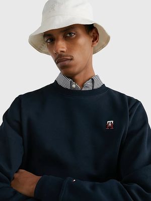 Tommy Hilfigerin tummansininen collegepusero