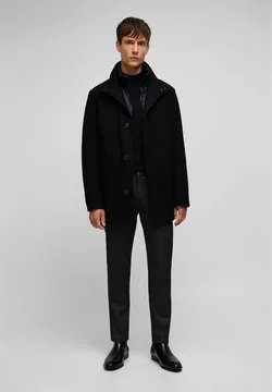 Daniel Hechter musta villakangastakki