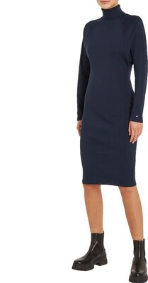Tommy Hilfiger tummansininen mekko poolokauluksella