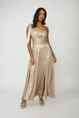 Frank Lyman upea kultainen juhlamekko